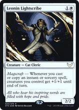 Leonin Lightscribe [Strixhaven: School of Mages Prerelease Promos]