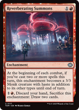 Reverberating Summons (TDM-117) - Tarkir: Dragonstorm Foil