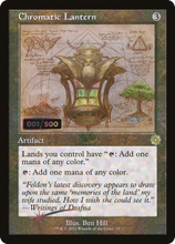 Chromatic Lantern (Retro Schematic) (Serialized) [The Brothers' War Retro Artifacts]