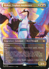 Kykar, Zephyr Awakener (FDN-409) - Foundations (Borderless) Foil