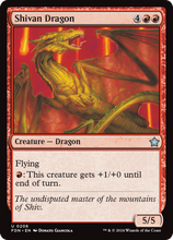 Shivan Dragon (FDN-206) - Foundations Foil