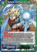 Supreme Technique Son Goku (BT8-117) [Malicious Machinations]