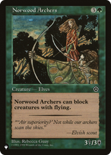 Norwood Archers (PLST-P02-136) - The List