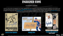 2024-25 Upper Deck Engrained Icons Hockey Hobby Box