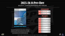 2025-26 Upper Deck O-Pee-Chee Hockey Hobby Box