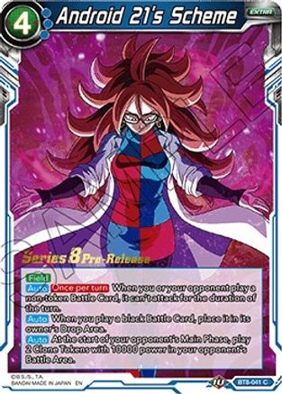 Android 21's Scheme (BT8-041_PR) [Malicious Machinations Prerelease Promos]