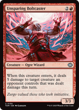 Unsparing Boltcaster (TDM-130) - Tarkir: Dragonstorm Foil