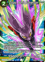 Dyspo, Sonic Subversion (DB2-059) [Divine Multiverse]
