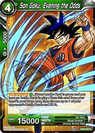 Son Goku, Evening the Odds (DB2-066) [Divine Multiverse]