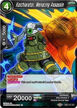 Koichiarator, Menacing Assassin (DB2-141) [Divine Multiverse]