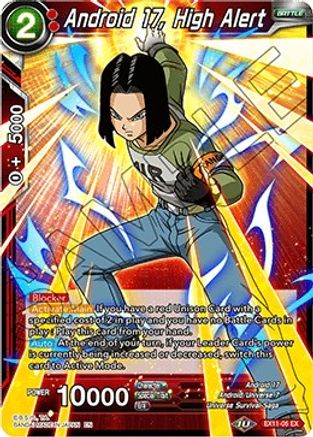 Android 17, High Alert (EX11-05) [Universe 7 Unison]
