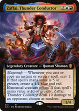 Zaffai, Thunder Conductor (Extended Art) [Commander 2021]