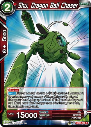 Shu, Dragon Ball Chaser (BT10-022) [Rise of the Unison Warrior]