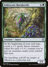 Iridescent Hornbeetle (ZNR-187) - Zendikar Rising Foil