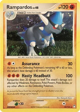 Rampardos (33/123) (Cosmos Holo) (Theme Deck Exclusive) [Diamond & Pearl: Mysterious Treasures]