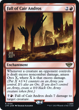 Fall of Cair Andros [The Lord of the Rings: Tales of Middle-Earth Prerelease Promos]