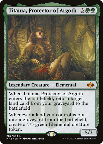 Titania, Protector of Argoth (Foil Etched) [Modern Horizons 2]