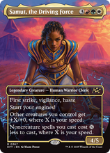 Samut, the Driving Force (Borderless) (DFT-367) - Aetherdrift Foil