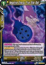 Negative Energy Five-Star Ball (BT12-116) [Vicious Rejuvenation]