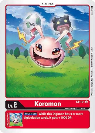 Koromon [ST1-01] [Starter Deck: Gaia Red]