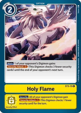 Holy Flame [ST3-15] [Starter Deck: Heaven's Yellow]