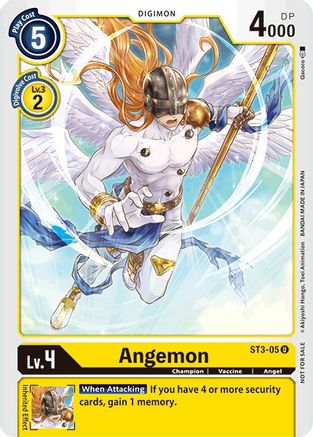 Angemon [ST3-05] (Tamer Party) [Starter Deck: Heaven's Yellow Promos]