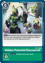 Hidden Potential Discovered! [BT3-103] [Release Special Booster Ver.1.5]