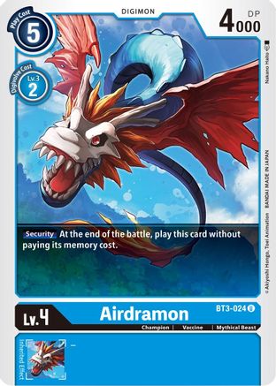 Airdramon [BT3-024] [Release Special Booster Ver.1.5]