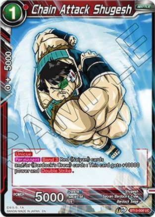 Chain Attack Shugesh (Uncommon) (BT13-008) [Supreme Rivalry]
