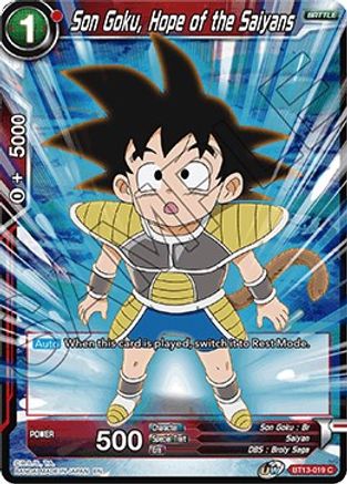 Son Goku, Hope of the Saiyans (Common) (BT13-019) [Supreme Rivalry]
