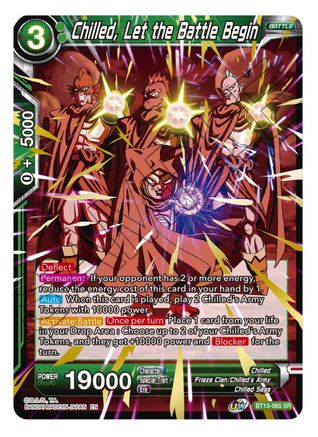 Chilled, Let the Battle Begin (BT13-065) [Supreme Rivalry]