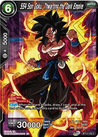 SS4 Son Goku, Thwarting the Dark Empire (Common) (BT13-126) [Supreme Rivalry]