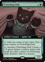 Twitching Doll (BABP-417) - Duskmourn: House of Horror: (Extended Art) Foil