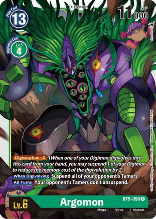 Argomon [BT5-058] [Battle of Omni]