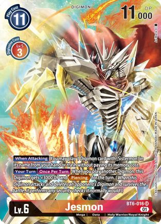 Jesmon [BT6-016] (Alternate Art) [Double Diamond]