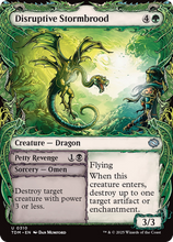 Disruptive Stormbrood (Showcase) (TDM-310) - Tarkir: Dragonstorm Foil