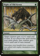 Might of Old Krosa (PLST-TSP-204) - The List
