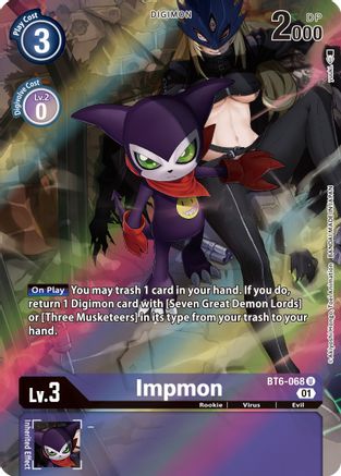 Impmon [BT6-068] (Alternate Art) [Double Diamond]