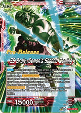 Broly // SS Broly, Demon's Second Coming (BT15-002) [Saiyan Showdown Prerelease Promos]