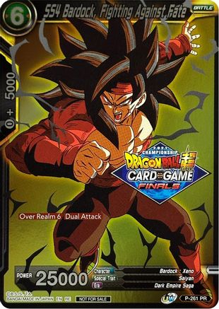 SS4 Bardock, Fighting Against Fate (2021 Tournament Pack Vault Set) (P-261) [Tournament Promotion Cards]