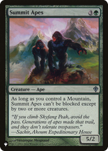 Summit Apes (PLST-WWK-114) - The List