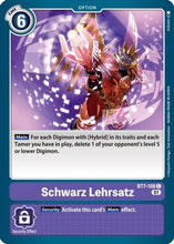 Schwarz Lehrsatz [BT7-108] [Next Adventure]