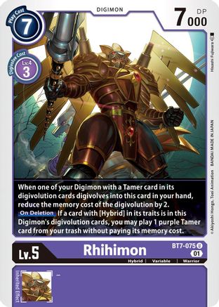 Rhihimon [BT7-075] [Next Adventure]