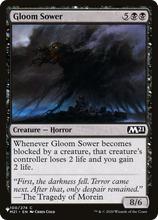 Gloom Sower (PLST-M21-100) - The List
