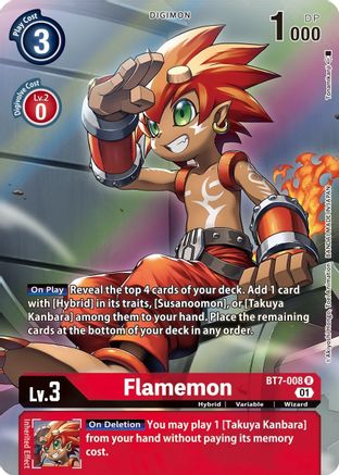 Flamemon [BT7-008] (Alternate Art) [Next Adventure]