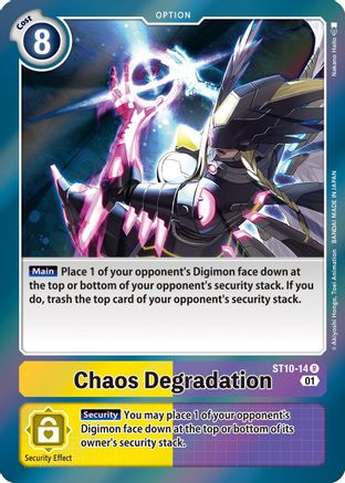 Chaos Degradation [ST10-14] [Starter Deck: Parallel World Tactician]