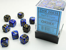 Chessex - 12mm d6 Dice Block (36 dice) - Various Colours