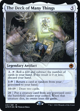 The Deck of Many Things (Ampersand Promo) [Dungeons & Dragons: Adventures in the Forgotten Realms Promos]