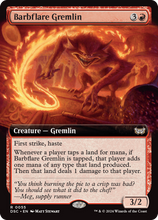 Barbflare Gremlin (DSC-055) - Duskmourn: House of Horror Commander: (Extended Art)