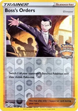 Boss's Orders (154/192) (Giovanni) (Regional Championship Promo) [Sword & Shield: Rebel Clash]